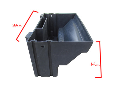 【長方形花墻花盆/立體綠化花盆/墻面綠化花盆】價格,廠家,圖片,花盆、盆景盆,南昌縣東新和平塑料加工廠-